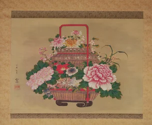 Basket of flowers, 1837